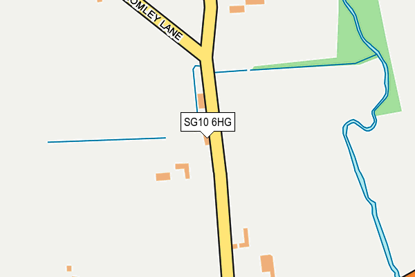 SG10 6HG map - OS OpenMap – Local (Ordnance Survey)