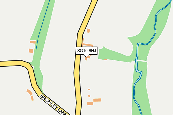 SG10 6HJ map - OS OpenMap – Local (Ordnance Survey)