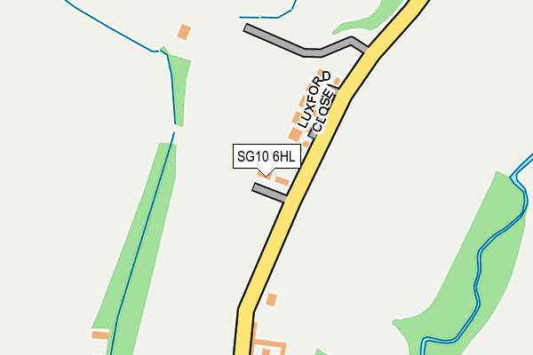 SG10 6HL map - OS OpenMap – Local (Ordnance Survey)