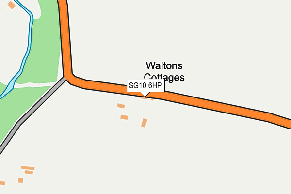 SG10 6HP map - OS OpenMap – Local (Ordnance Survey)