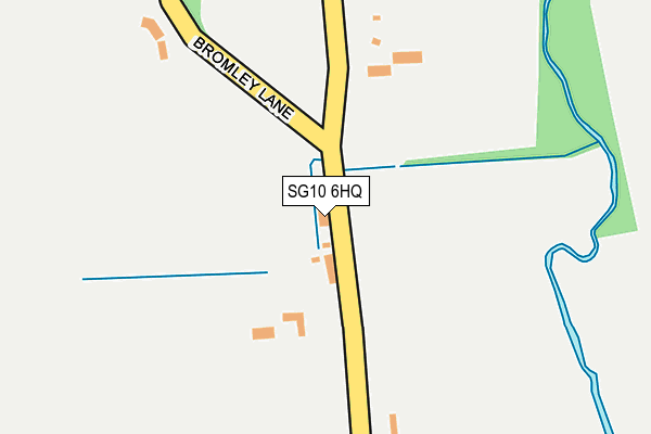 SG10 6HQ map - OS OpenMap – Local (Ordnance Survey)