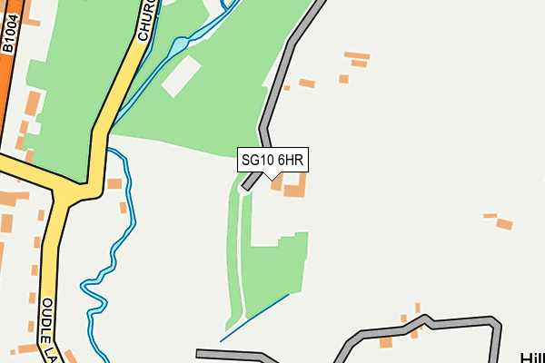 SG10 6HR map - OS OpenMap – Local (Ordnance Survey)