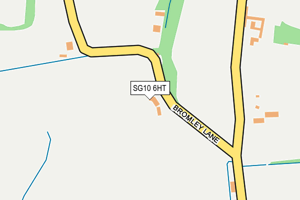 SG10 6HT map - OS OpenMap – Local (Ordnance Survey)