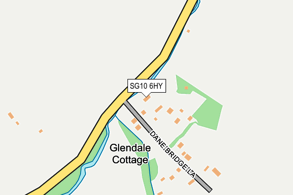 SG10 6HY map - OS OpenMap – Local (Ordnance Survey)