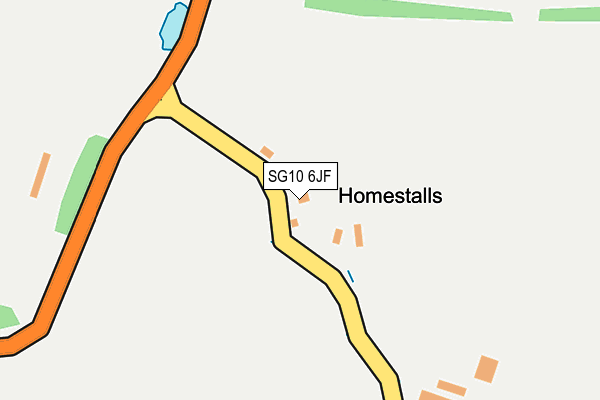 SG10 6JF map - OS OpenMap – Local (Ordnance Survey)