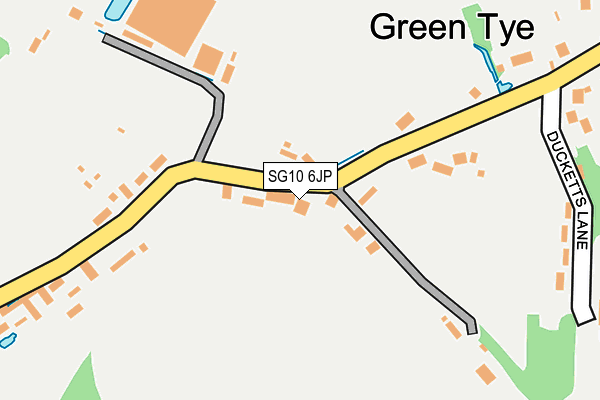 SG10 6JP map - OS OpenMap – Local (Ordnance Survey)