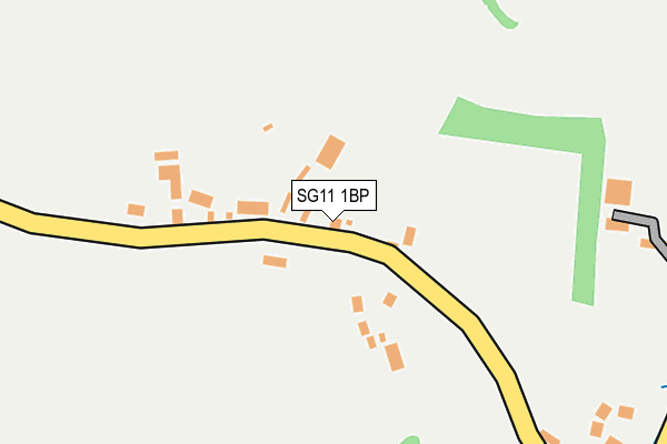 SG11 1BP map - OS OpenMap – Local (Ordnance Survey)