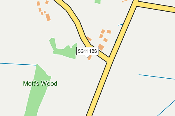 SG11 1BS map - OS OpenMap – Local (Ordnance Survey)