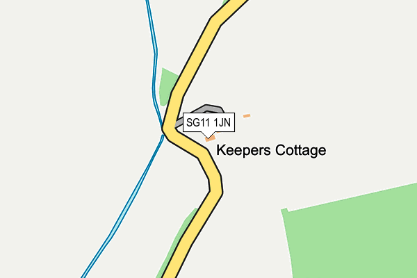 SG11 1JN map - OS OpenMap – Local (Ordnance Survey)