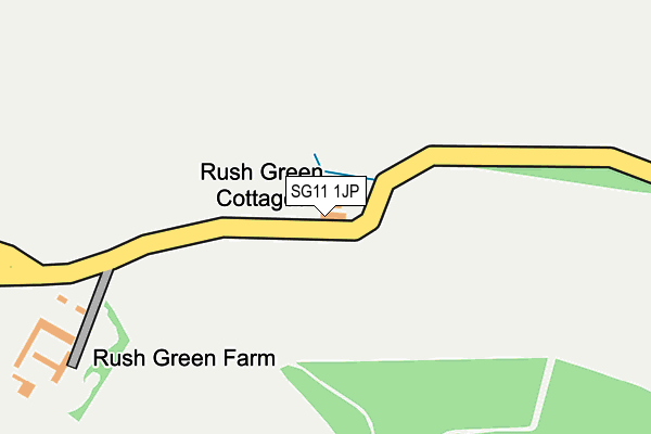 SG11 1JP map - OS OpenMap – Local (Ordnance Survey)