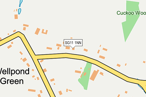 SG11 1NN map - OS OpenMap – Local (Ordnance Survey)