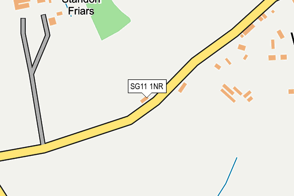 SG11 1NR map - OS OpenMap – Local (Ordnance Survey)