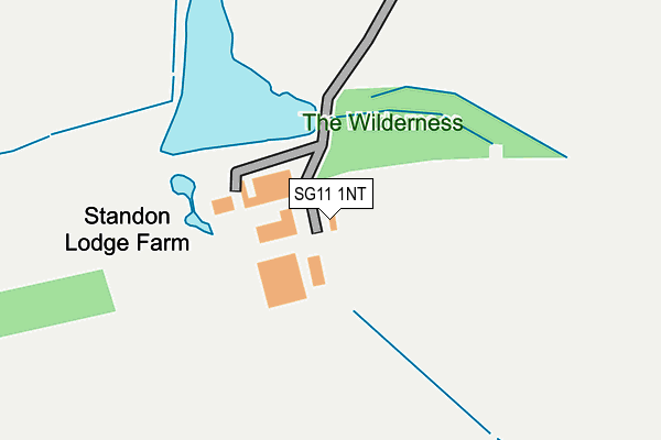 SG11 1NT map - OS OpenMap – Local (Ordnance Survey)