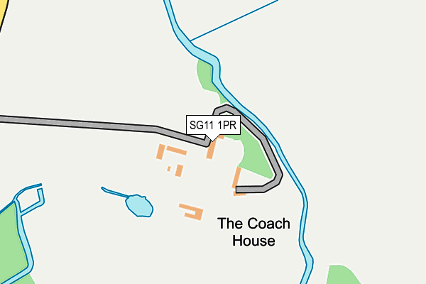 SG11 1PR map - OS OpenMap – Local (Ordnance Survey)