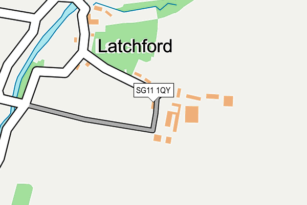 SG11 1QY map - OS OpenMap – Local (Ordnance Survey)