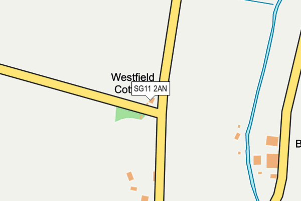 SG11 2AN map - OS OpenMap – Local (Ordnance Survey)