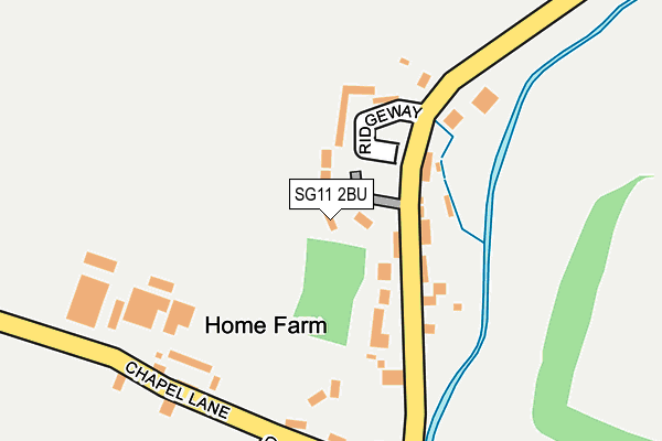 SG11 2BU map - OS OpenMap – Local (Ordnance Survey)