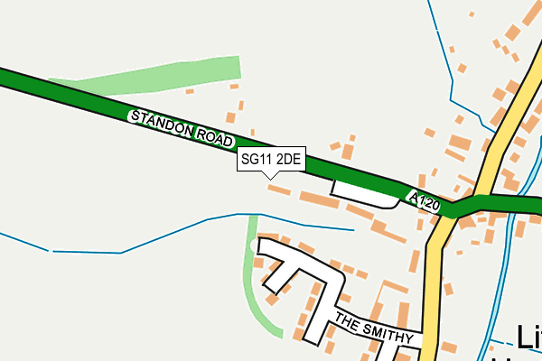 SG11 2DE map - OS OpenMap – Local (Ordnance Survey)