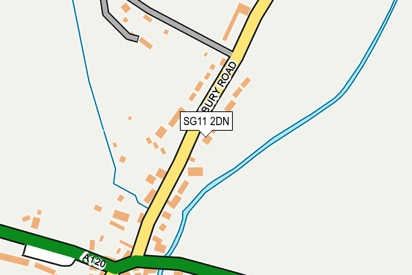 SG11 2DN map - OS OpenMap – Local (Ordnance Survey)