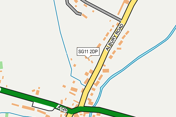 SG11 2DP map - OS OpenMap – Local (Ordnance Survey)