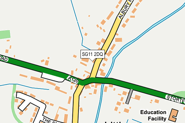 SG11 2DQ map - OS OpenMap – Local (Ordnance Survey)