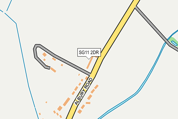 SG11 2DR map - OS OpenMap – Local (Ordnance Survey)