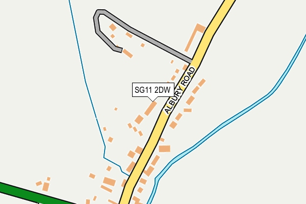 SG11 2DW map - OS OpenMap – Local (Ordnance Survey)