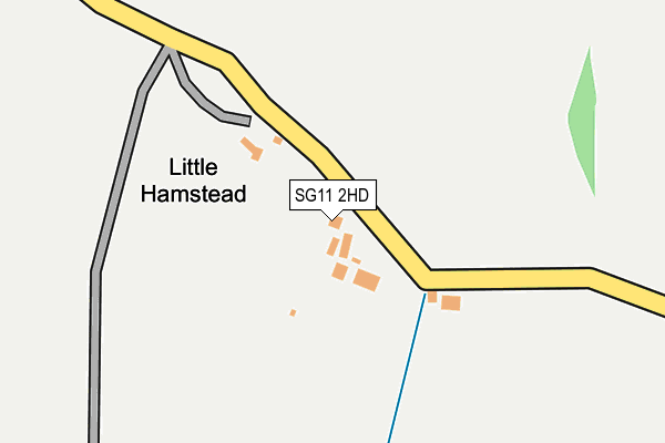 SG11 2HD map - OS OpenMap – Local (Ordnance Survey)