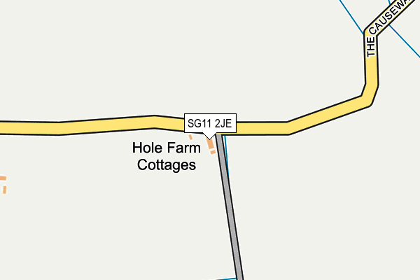 SG11 2JE map - OS OpenMap – Local (Ordnance Survey)