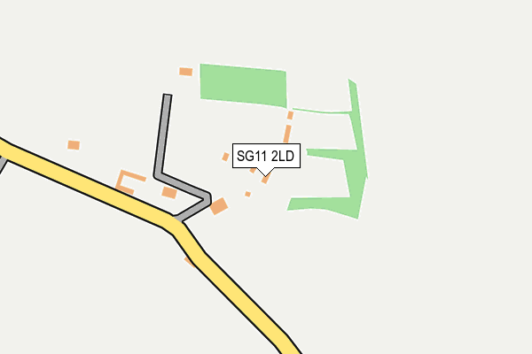 SG11 2LD map - OS OpenMap – Local (Ordnance Survey)
