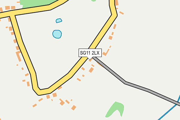 SG11 2LX map - OS OpenMap – Local (Ordnance Survey)