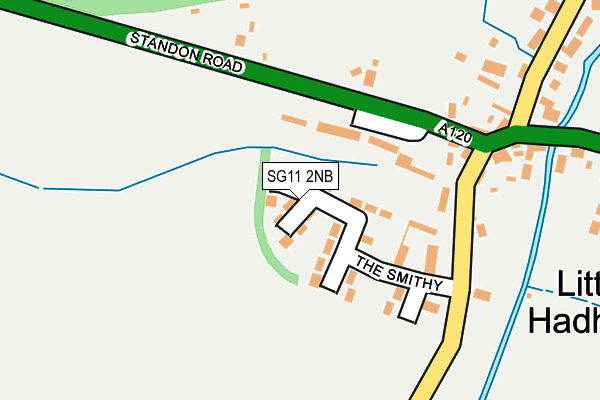 SG11 2NB map - OS OpenMap – Local (Ordnance Survey)