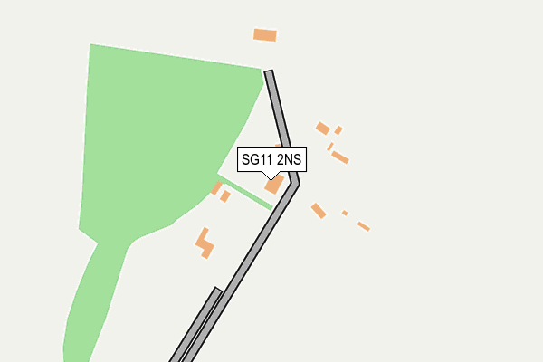 SG11 2NS map - OS OpenMap – Local (Ordnance Survey)