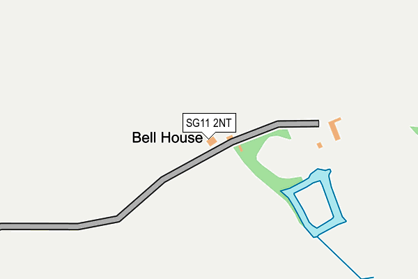 SG11 2NT map - OS OpenMap – Local (Ordnance Survey)