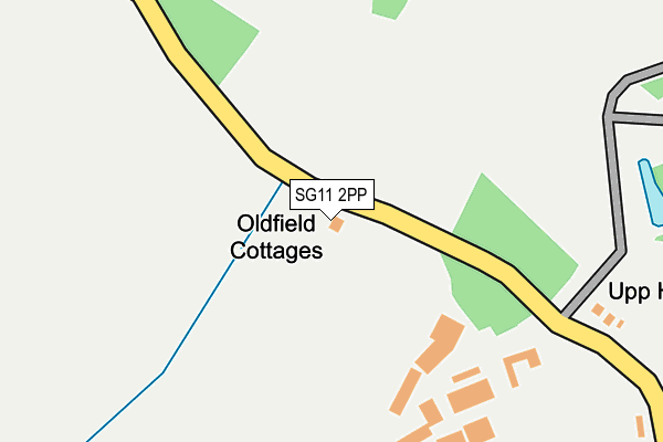 SG11 2PP map - OS OpenMap – Local (Ordnance Survey)