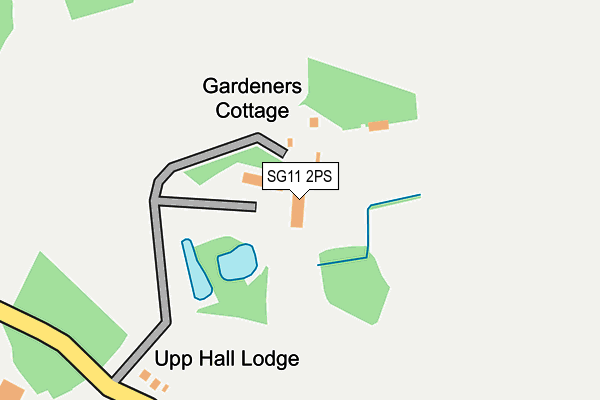 SG11 2PS map - OS OpenMap – Local (Ordnance Survey)