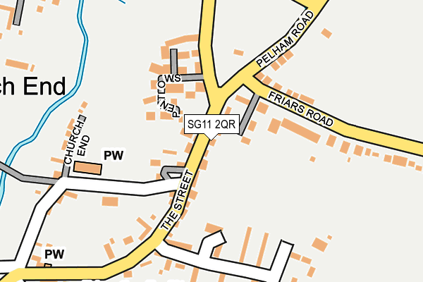 SG11 2QR map - OS OpenMap – Local (Ordnance Survey)