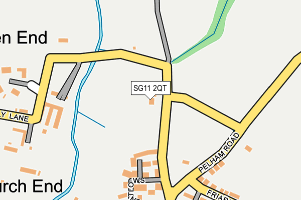 SG11 2QT map - OS OpenMap – Local (Ordnance Survey)