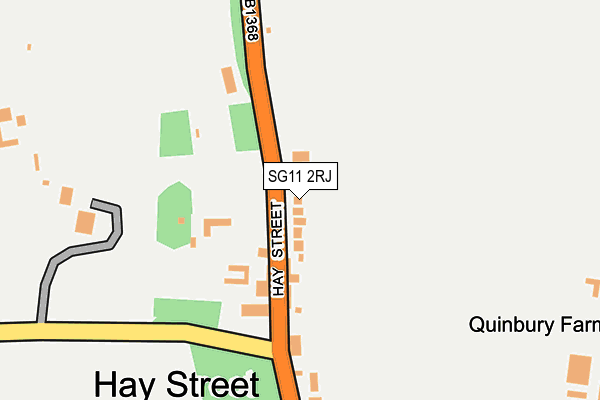 SG11 2RJ map - OS OpenMap – Local (Ordnance Survey)