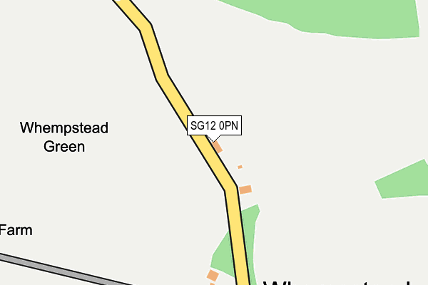 SG12 0PN map - OS OpenMap – Local (Ordnance Survey)