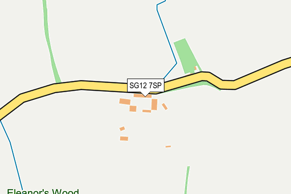 SG12 7SP map - OS OpenMap – Local (Ordnance Survey)