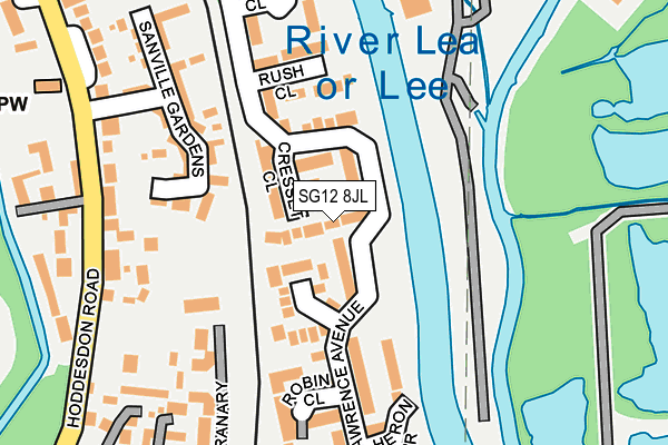 Map of SMH GARAGE LIMITED at local scale