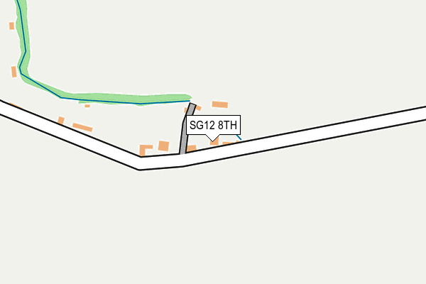 SG12 8TH map - OS OpenMap – Local (Ordnance Survey)