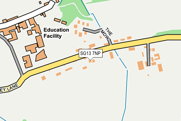 SG13 7NP map - OS OpenMap – Local (Ordnance Survey)