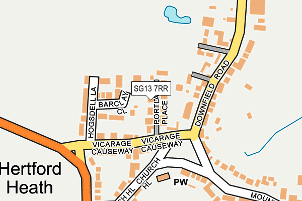 SG13 7RR map - OS OpenMap – Local (Ordnance Survey)