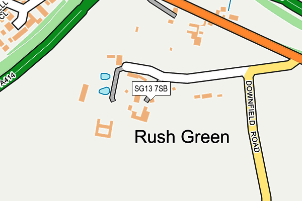 SG13 7SB map - OS OpenMap – Local (Ordnance Survey)