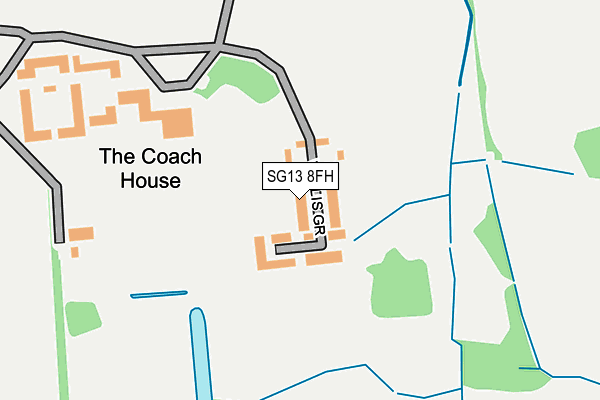 SG13 8FH map - OS OpenMap – Local (Ordnance Survey)
