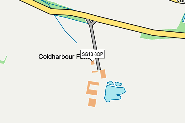 SG13 8QP map - OS OpenMap – Local (Ordnance Survey)