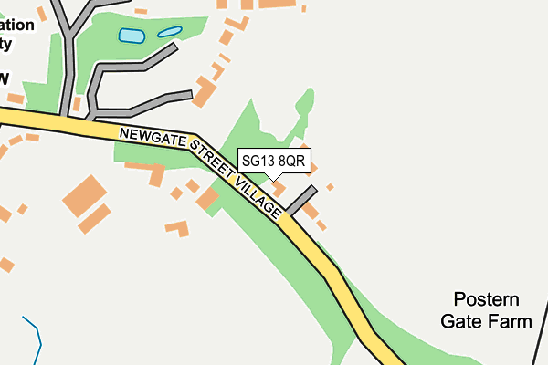 SG13 8QR map - OS OpenMap – Local (Ordnance Survey)