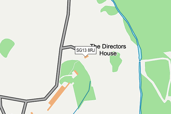 SG13 8RJ map - OS OpenMap – Local (Ordnance Survey)